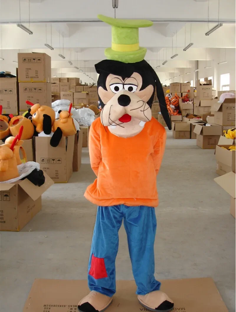 คอสเพลย์ดิสนีย์ชุดมาสคอตชุดมาสคอตลายการ์ตูนตัวละคร Goofy สำหรับสุนัขพลูโตเครื่องแต่งกายโฆษณาชุดแฟนซีงานปาร์ตี้สัตว์งานเทศกาล