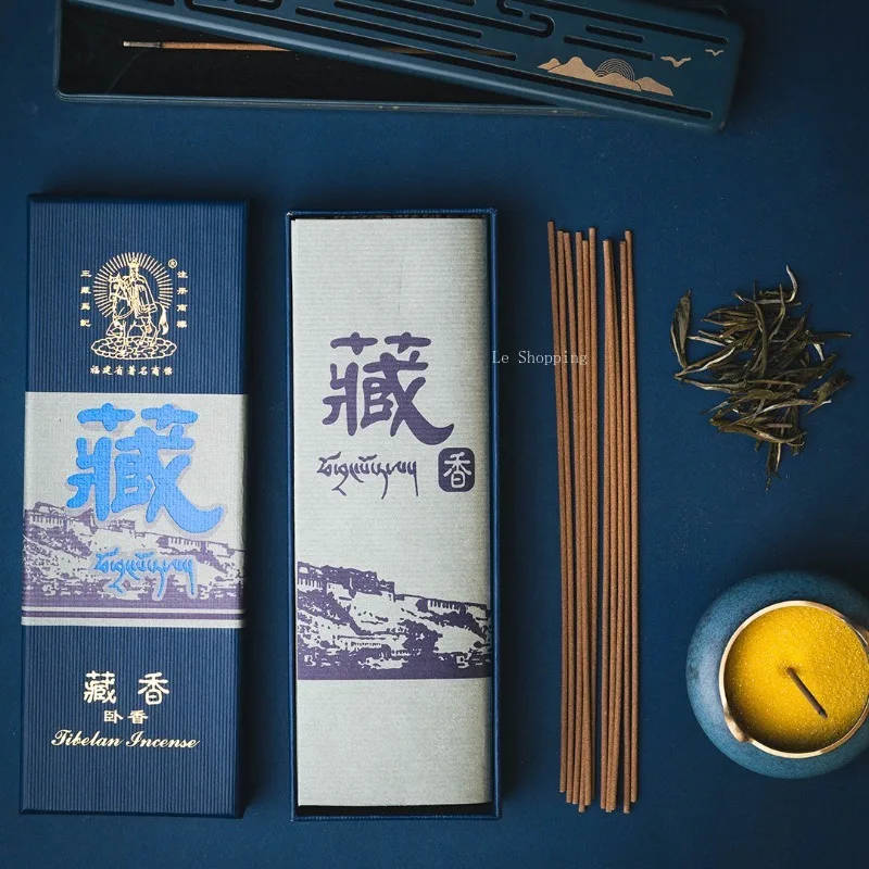 19/27cm Tibetan Incense Stick/Temple Worship Buddha Offerings Household Indoor Guanyin God of Wealth Incense Agarwood Joss Stick