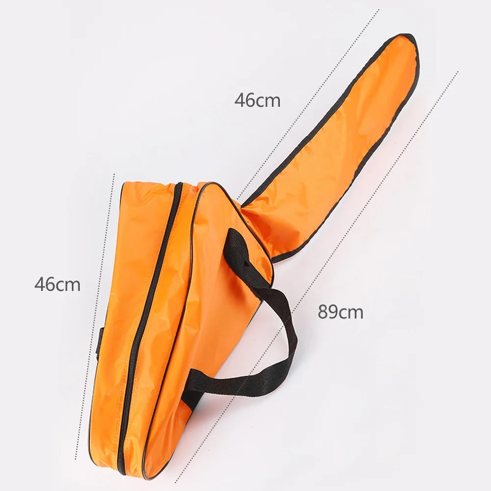 Chainsaw Transport Pouch Constructed from Industrial-Grade Oxford Cloth for 20 Inch Gas Chainsaws with Ergonomic Carrying Handle