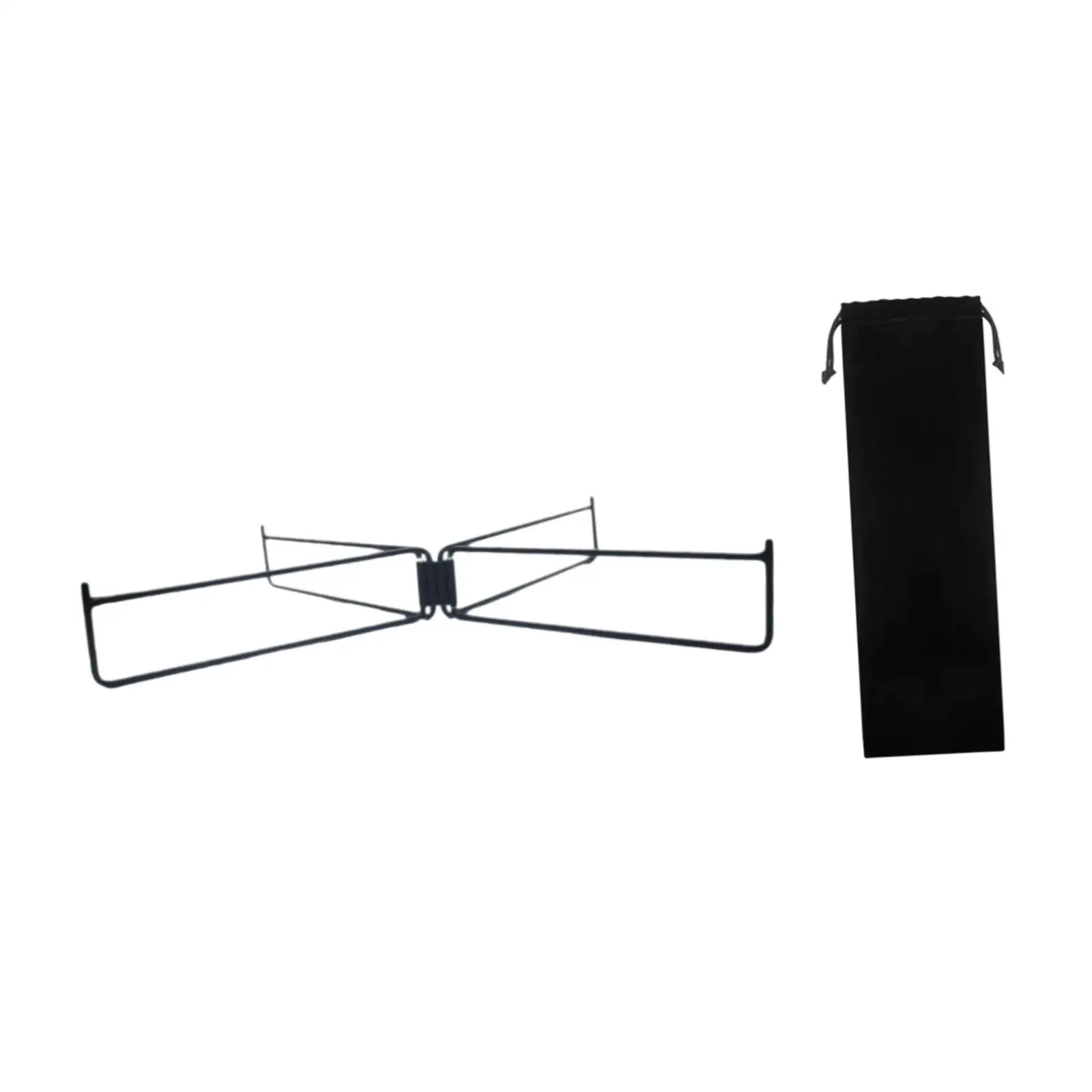 حامل تبريد قابل للطي، حامل تخزين محمول، معدات تخييم من الفولاذ المقاوم للصدأ شديدة التحمل للسفر في الهواء الطلق #4