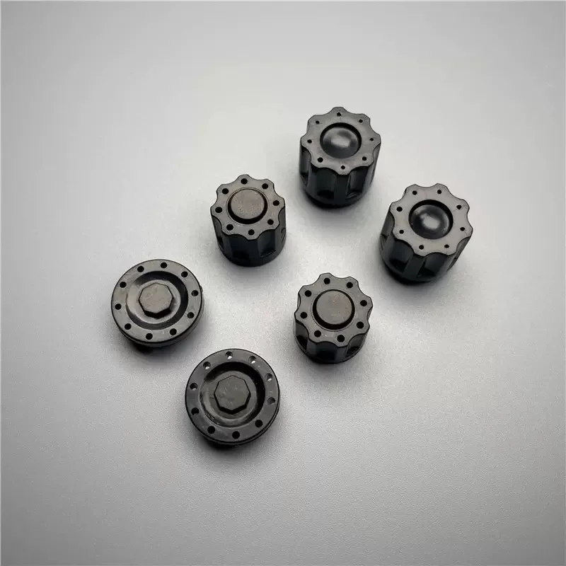 RC 1/14 Maßstab Radnabenabdeckung M4 Sicherungsmutterabdeckung Spindelkopf für Tamiya Dump für SCANIA MAN VOLVO LKW Kipper DIY Teile – Detail 1