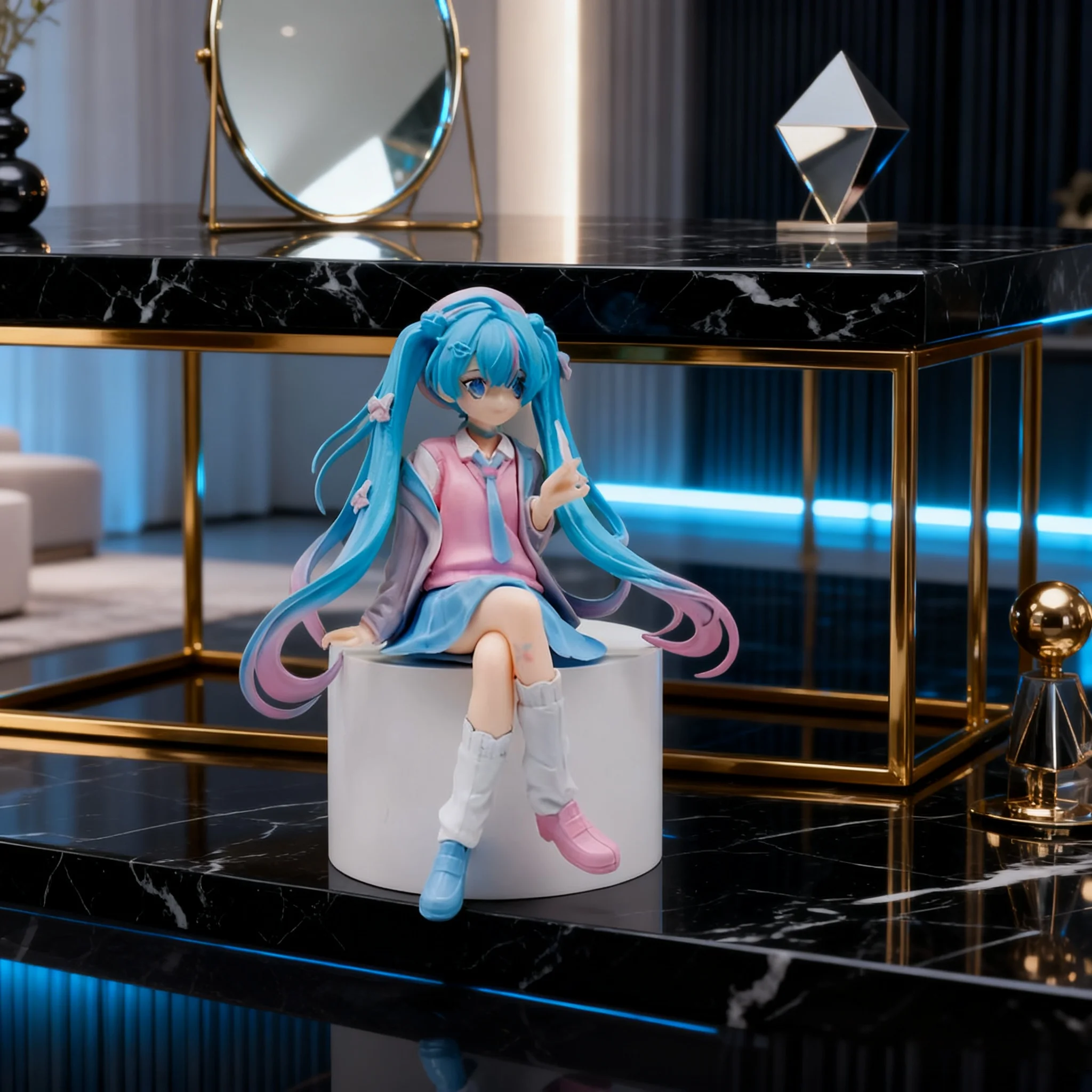 新作チュインフィギュア ラブスーツ ハンドヘルドカーコンソールシーン アニメーションアニメ PVCドールモデル チュイン恋人コレクションドール