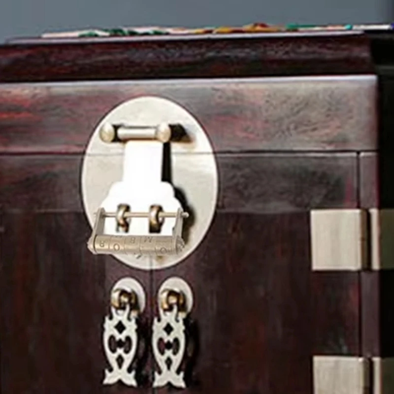 Antique Chinese Lock Combination Lock Decorative Lock Lock Jewelry Box Lock Suitable For Cabinet Drawer