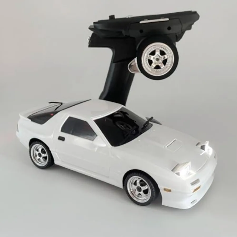 

1/18 RC Drift Car with Gyro RWD Hobby RC Car Drifting and Race Metal Drive Shaft Independent Suspension ESP Gyroscope Proportio