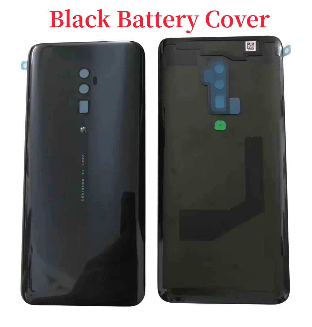 Back Glass Housing Door Rear Cover For OPPO Reno 10X ZOOM Back Battery Case CPH1919 Phone Shell Lid + Adhesive With Logo