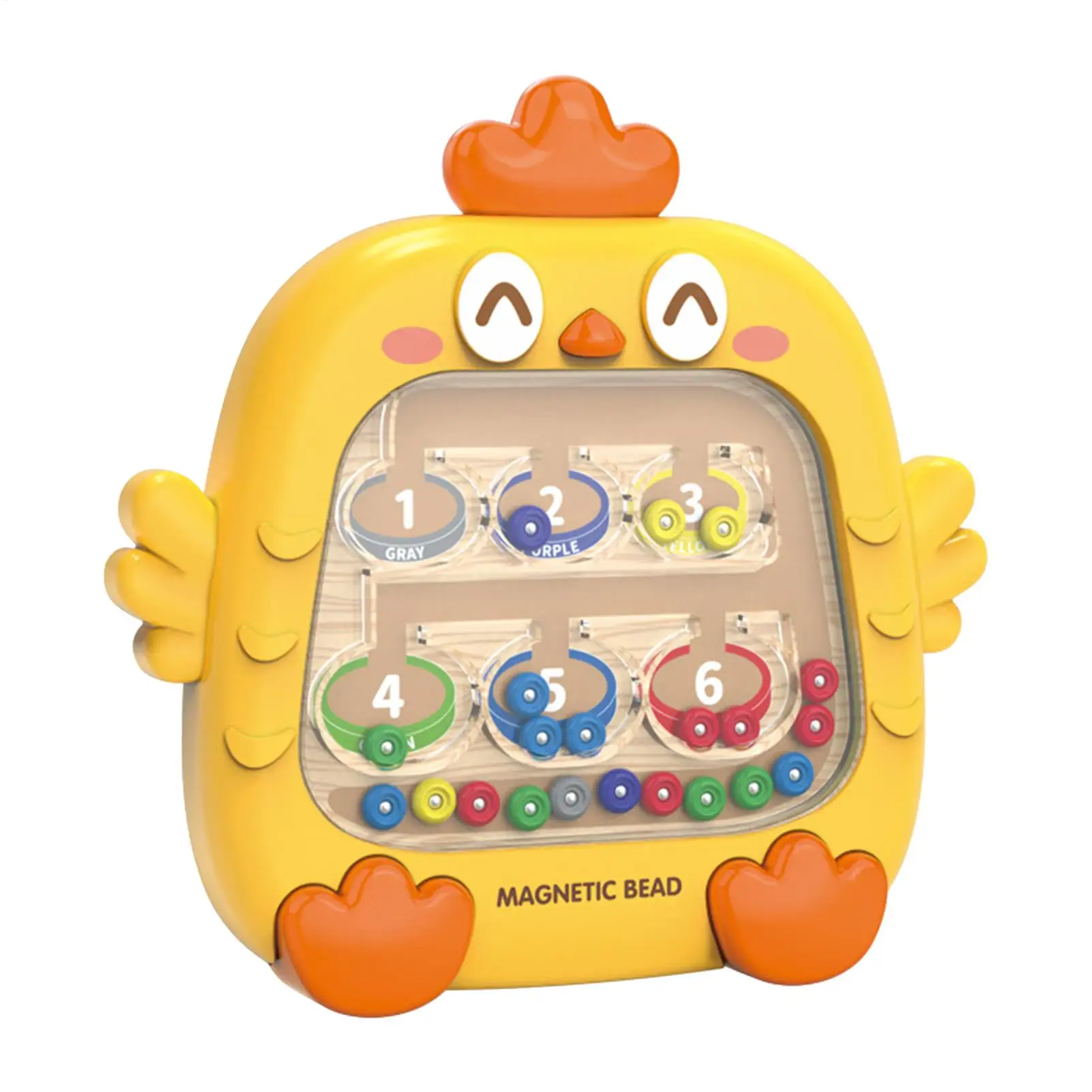 

Magnet Color and Counting Maze Chicken Design Color Matching Counting Puzzle Board STEM Toy Fine Motor Skills Toys for Boys