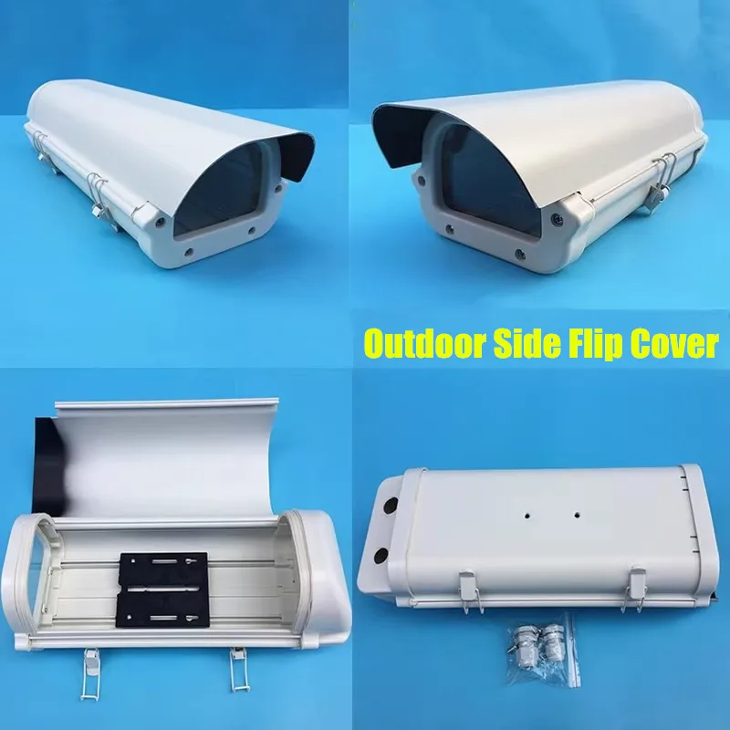 CCTV Camera Housing Aluminum Alloy Indoor Outdoor Waterproof Dustproof Shell Box 10inch/ 12inch Security Camera Enclosure Case