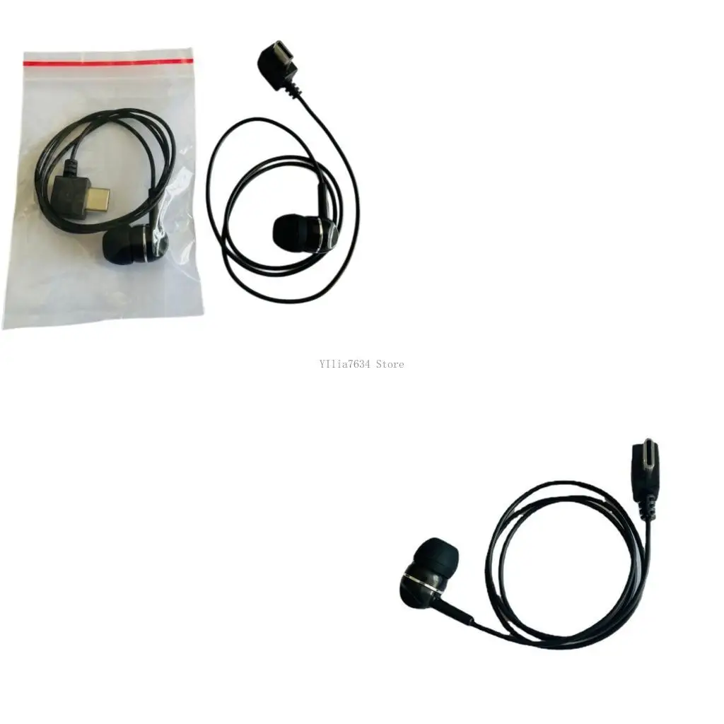 Single Earphone Type C In Ear Design Microphones For Mobilitys