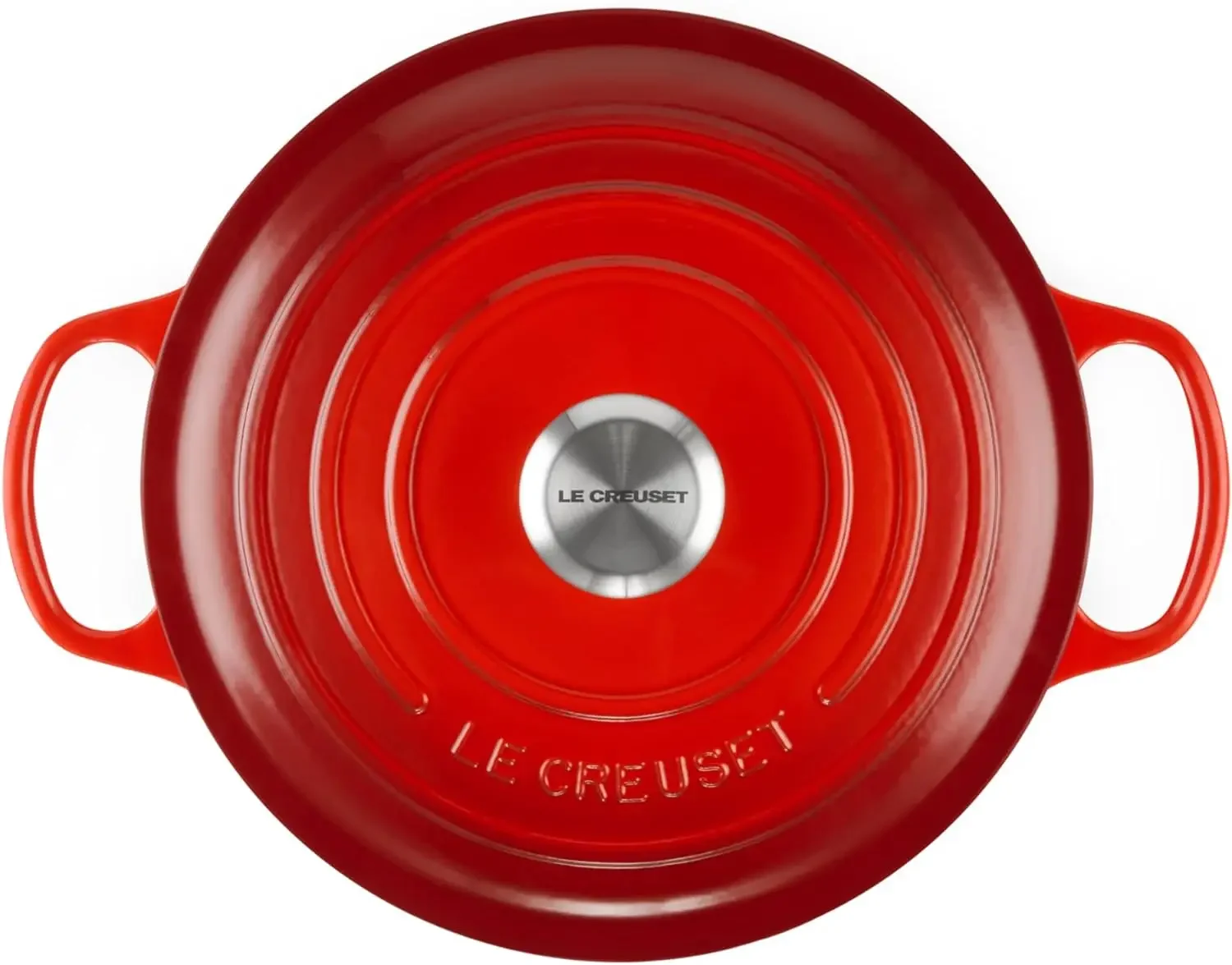 Enameled Cast Iron  Round Dutch Oven, 5.5 qt., Cerise