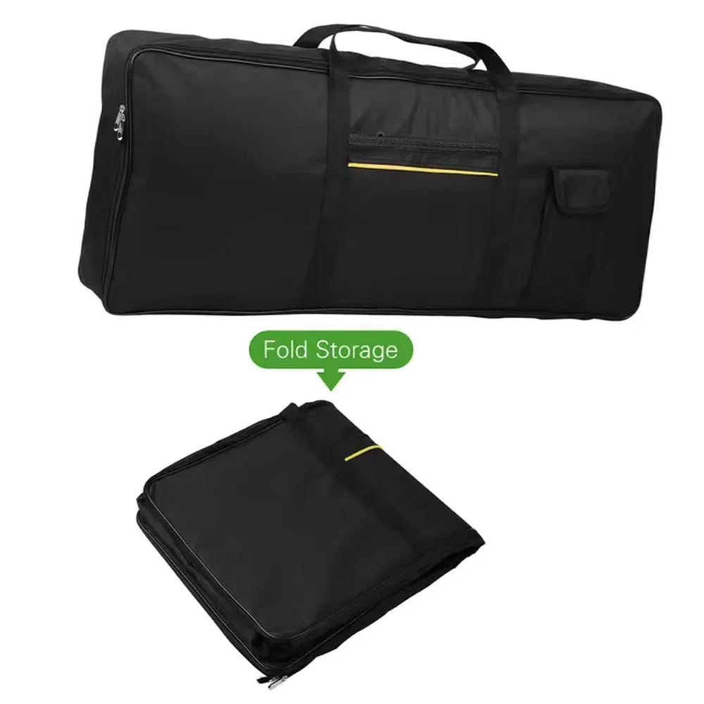 ملحقات أدوات حقيبة الجهاز الإلكترونية المصنوعة من النايلون، حقيبة يد متينة بسحاب مزدوج، سلسلة زهور وردية، حزمة البيانو المقاومة للغبار