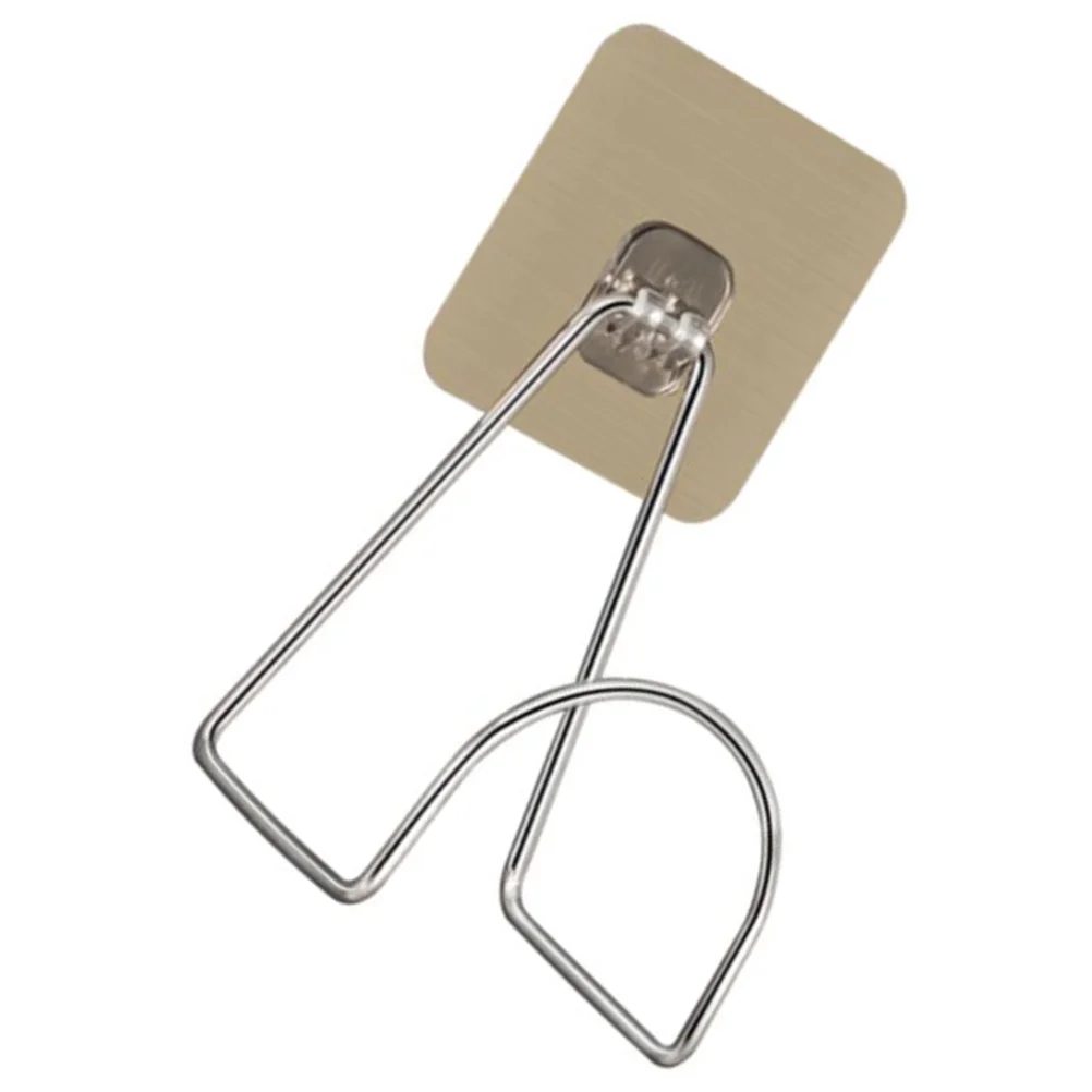 Motorcycle Wall Hook Durable Stainless Steel Self-Adhesive Storage Holder for Helmets Coats Jackets Hats
