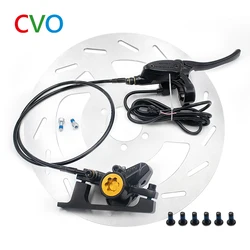 Electric bicycle accessories hydraulic disc brake set mountain bike brake snowmobile front right oil brake 185 brake disc