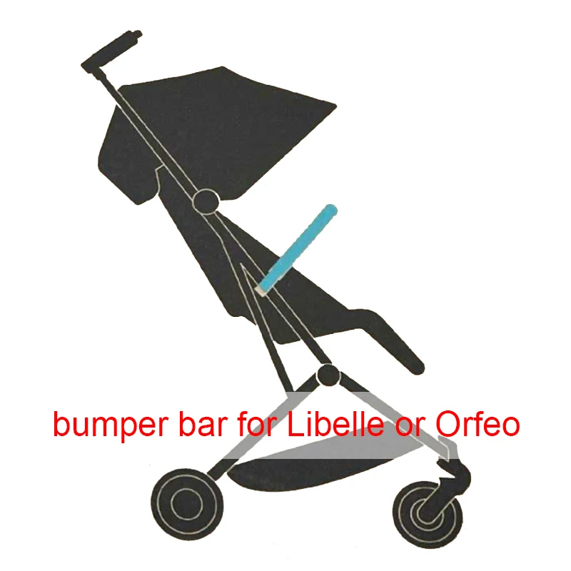 Buggy Bumper Bar Compatible Cybex Libelle/Libelle2/Pro Orfeo GB Pockit +All City Stroller Amrest Foldable DIY Baby Accessories