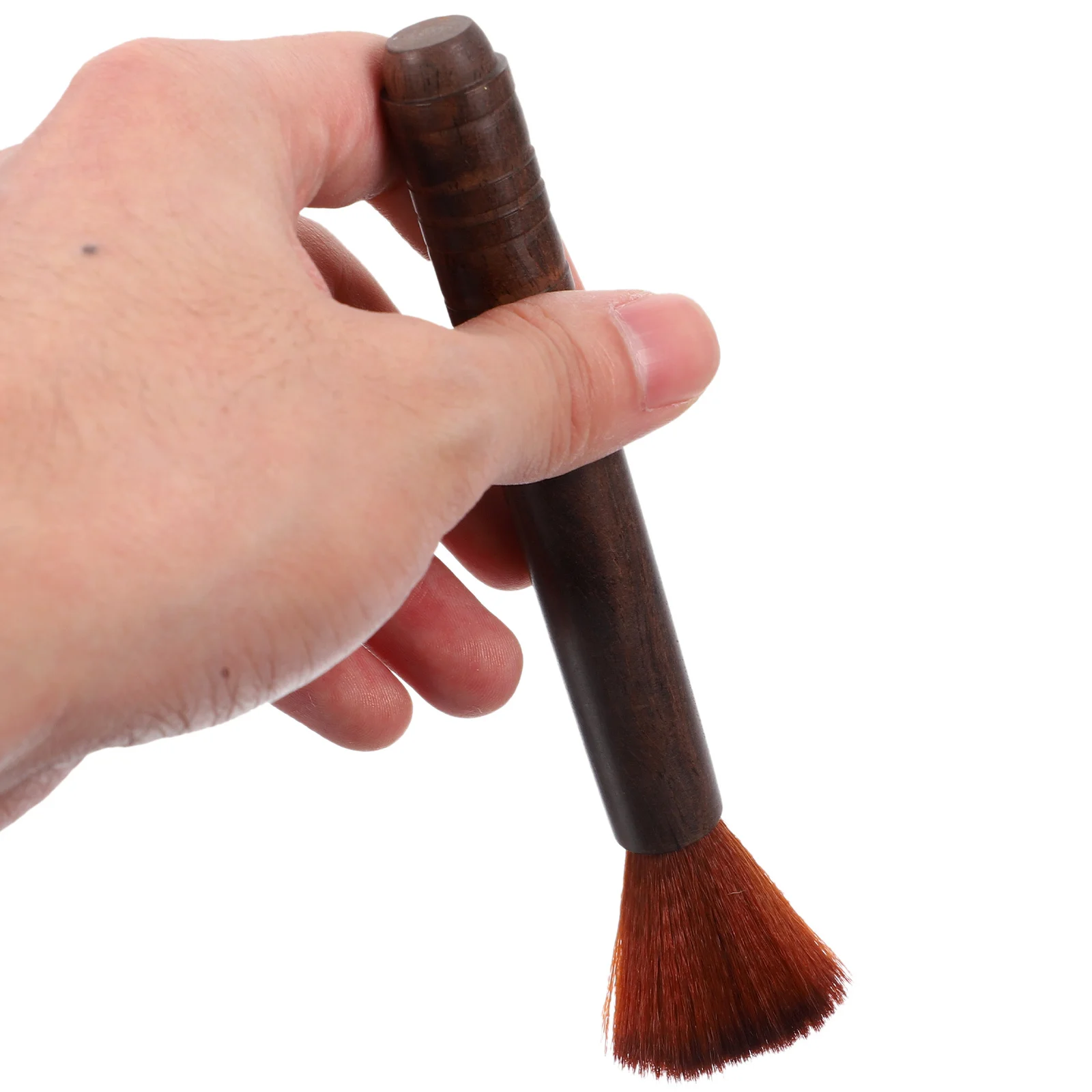 

2Pcs Violin Clean Brushes Featuring Flexible Wool Bristles for Gentle Dust Removal on String Instruments Portable