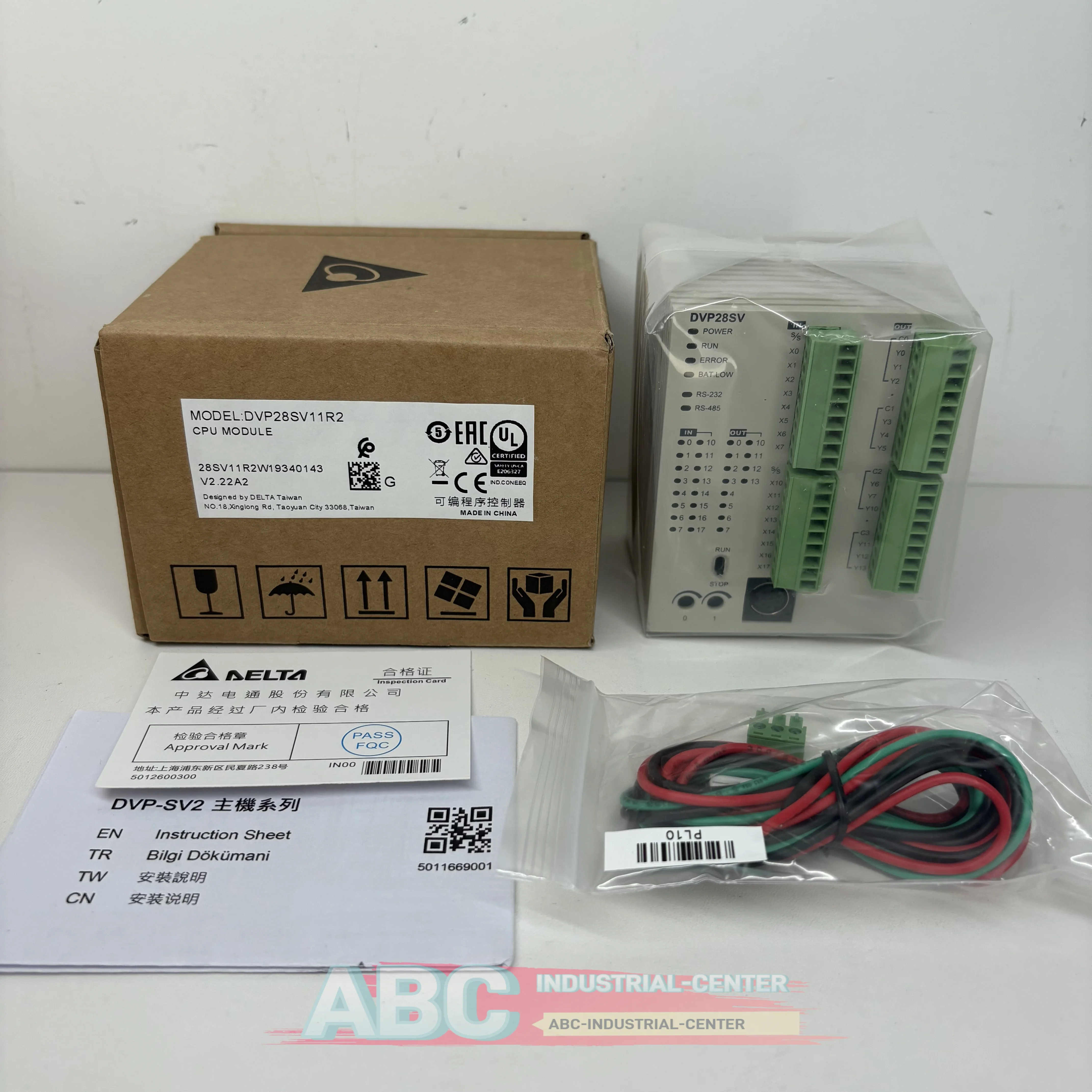 Nuovo modulo controller logico di programmazione di marca DVP28SV11R2