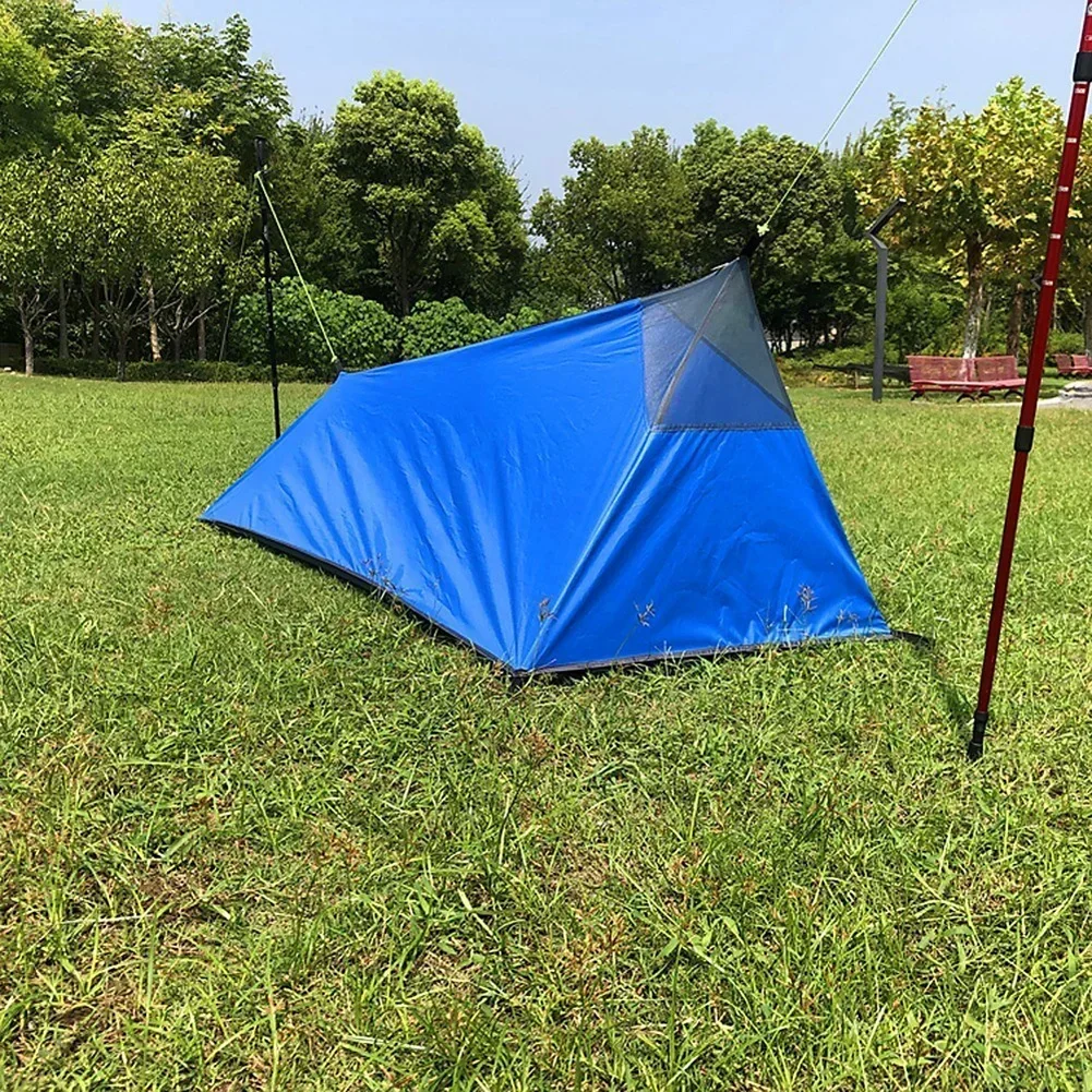 

Stay dry and comfortable Ultralight Outdoor Camping Tent, Waterproof 3000mm, Single Person, 4 Seasons, Mesh Vents
