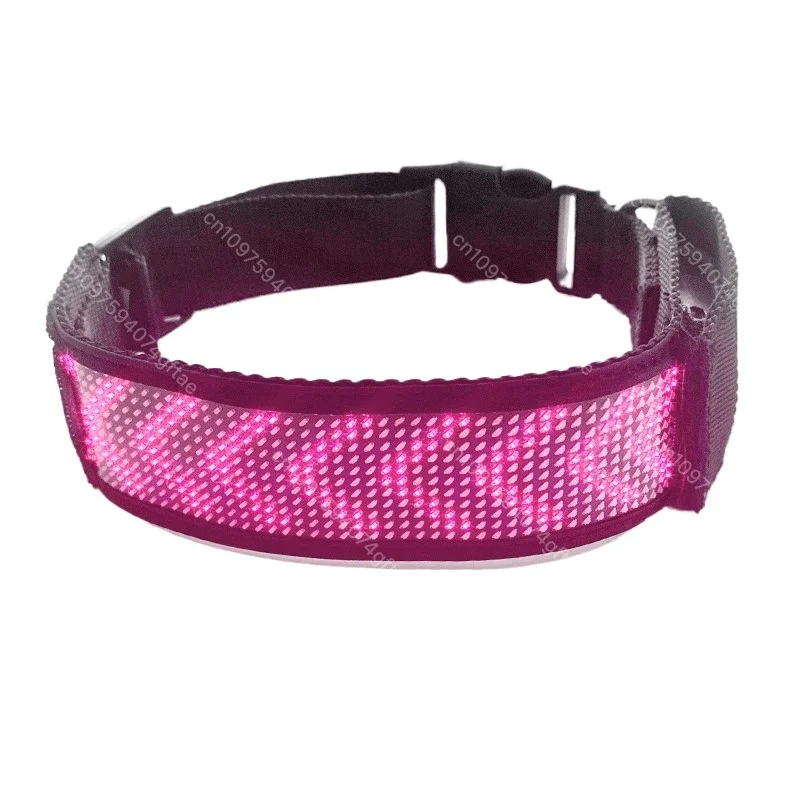

Cyberpunk Neck Ring LED Collar Rechargeable LED Luminous Collar Luminous Babes Live Streaming Host Leg Ring Pet Collar