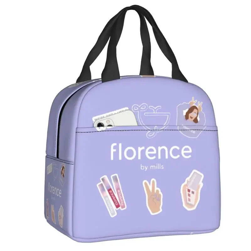Florence By Mills Insulated Lunch Bag for Work School Leakproof Thermal Cooler Lunch Box Women Children Food Container Tote Bags