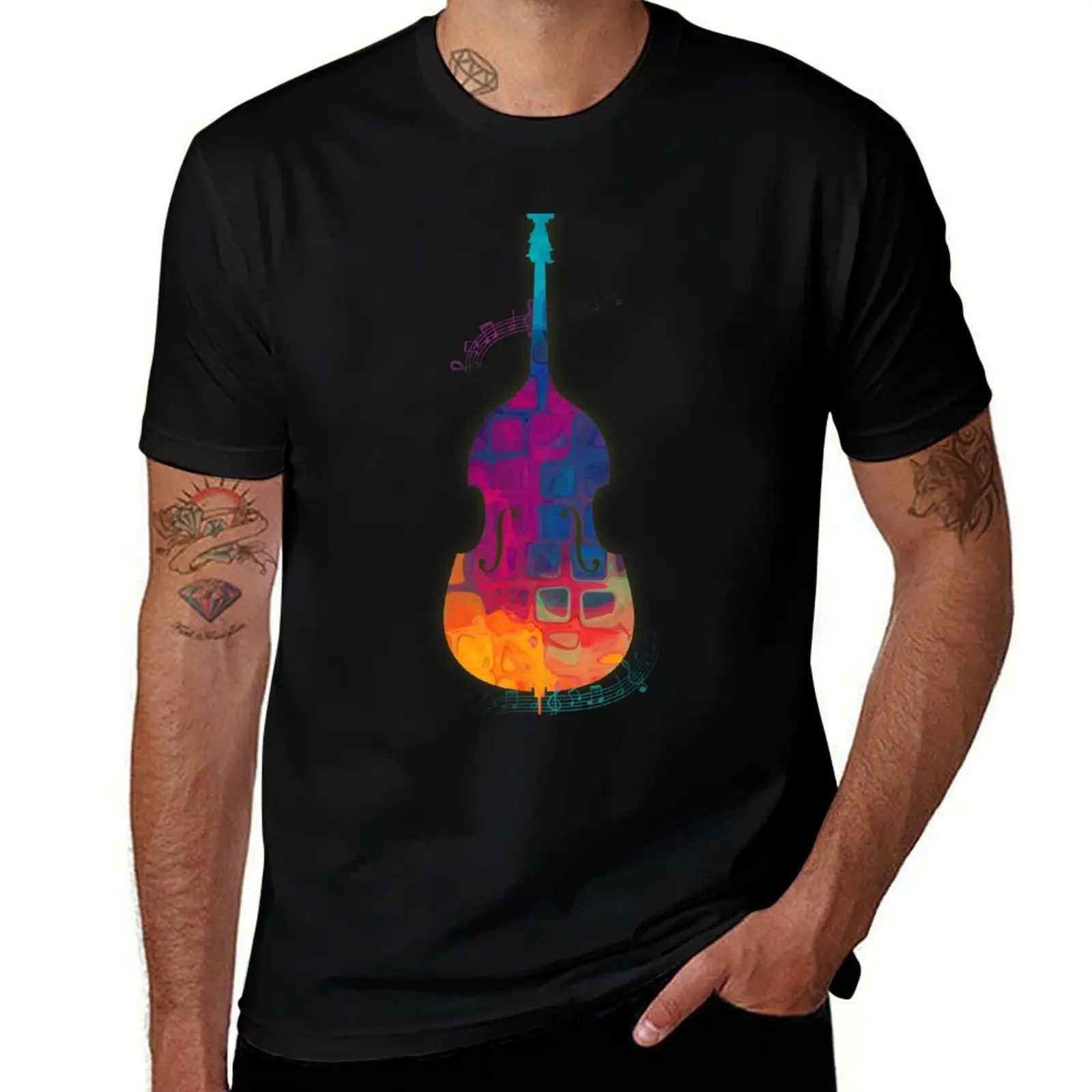 

Double Bass Color T-Shirt t shirts for man graphic vintage mens graphic t shirts man t shirt luxury T-Shirt