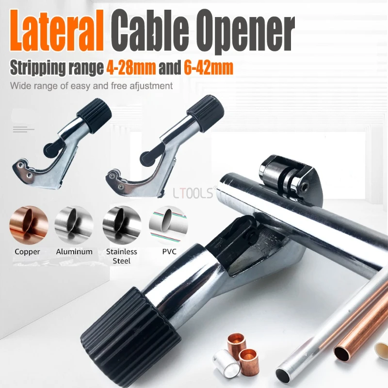 

Профессиональные инструменты, сверхмощный труборез 4-28 мм/6-42 мм для меди/нержавеющей стали/волнистых труб, ключ для фиксации труб из алюминиевого сплава