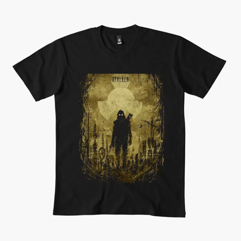 

S.T.A.L.K.E.R. 2 Shadow of chernobyl 0401 Danger exclusion zone gift t shirt Video game Stalker Graphic Clothes All size Tops