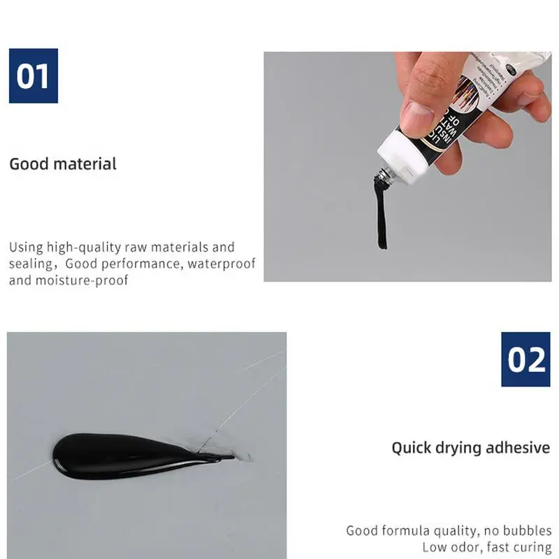 Colla per circuiti stampati 50ml Sigillante liquido isolante Colla per riparazione schermo del telefono Nastro elettrico ad alta fluidità per circuiti stampati