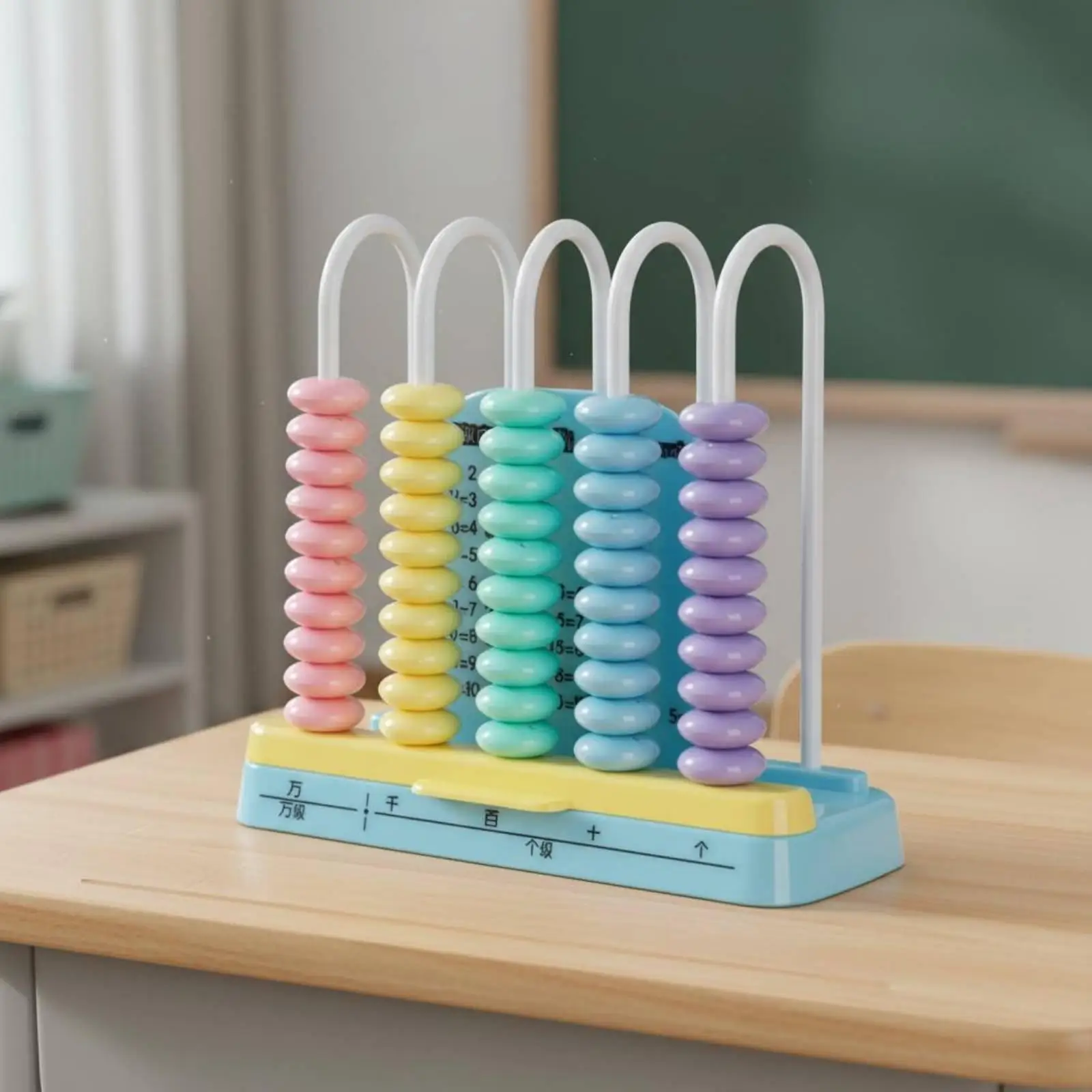 Arithmetic Abacus Quick Reset Math Tool Educational Children Toys Numbers Learning for Kids Math Games Classroom