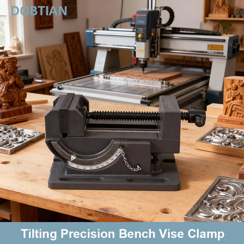 Tilting Precision Bench Vise Clamp 3