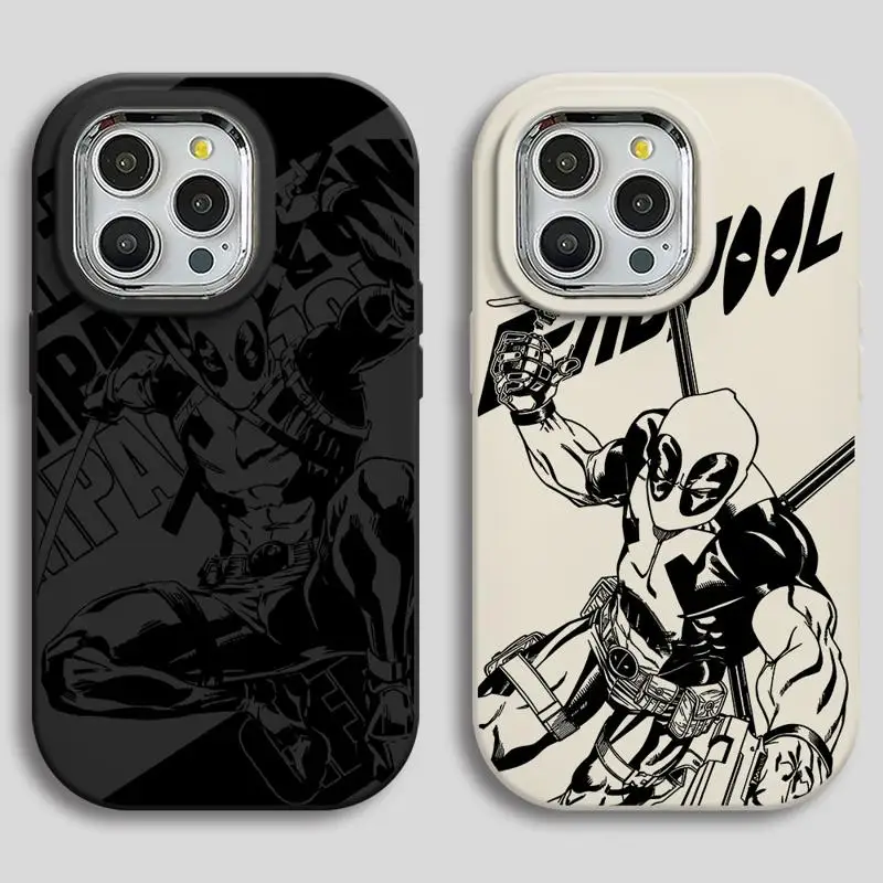 Marvel New Mutants Deadpool phone case for Apple iPhone 15 14 pro 11pro max 11 12 13 plus 15plus fundas waterproof shell couvre