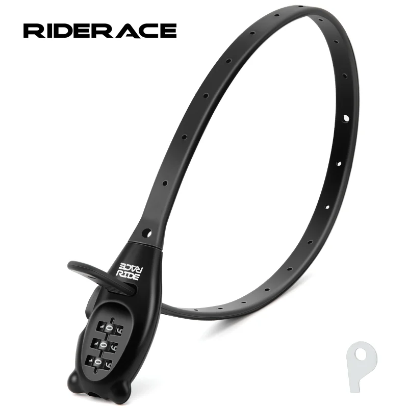 

Портативный 3-значный кодовый замок RIDERACE для велосипеда, электросамоката, мотоцикла, многофункциональный противоугонный замок для велосипедных шлемов