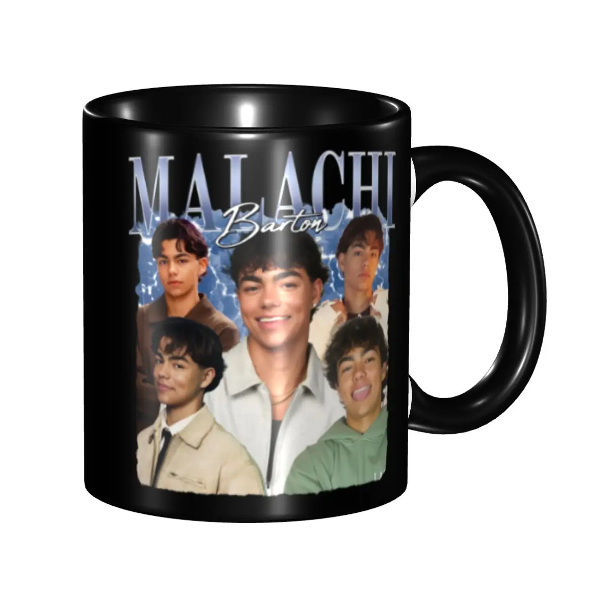 

Malachi Barton Retro Poster Coffee Mugs DIY Customized Ceramic Milk Tea Mug