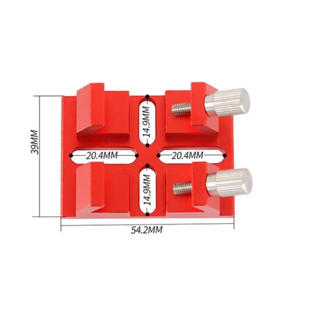 اتسعت المعادن تتوافق المشبك جبل عبر دليل نطاق قاعدة مسطحة للتلسكوب