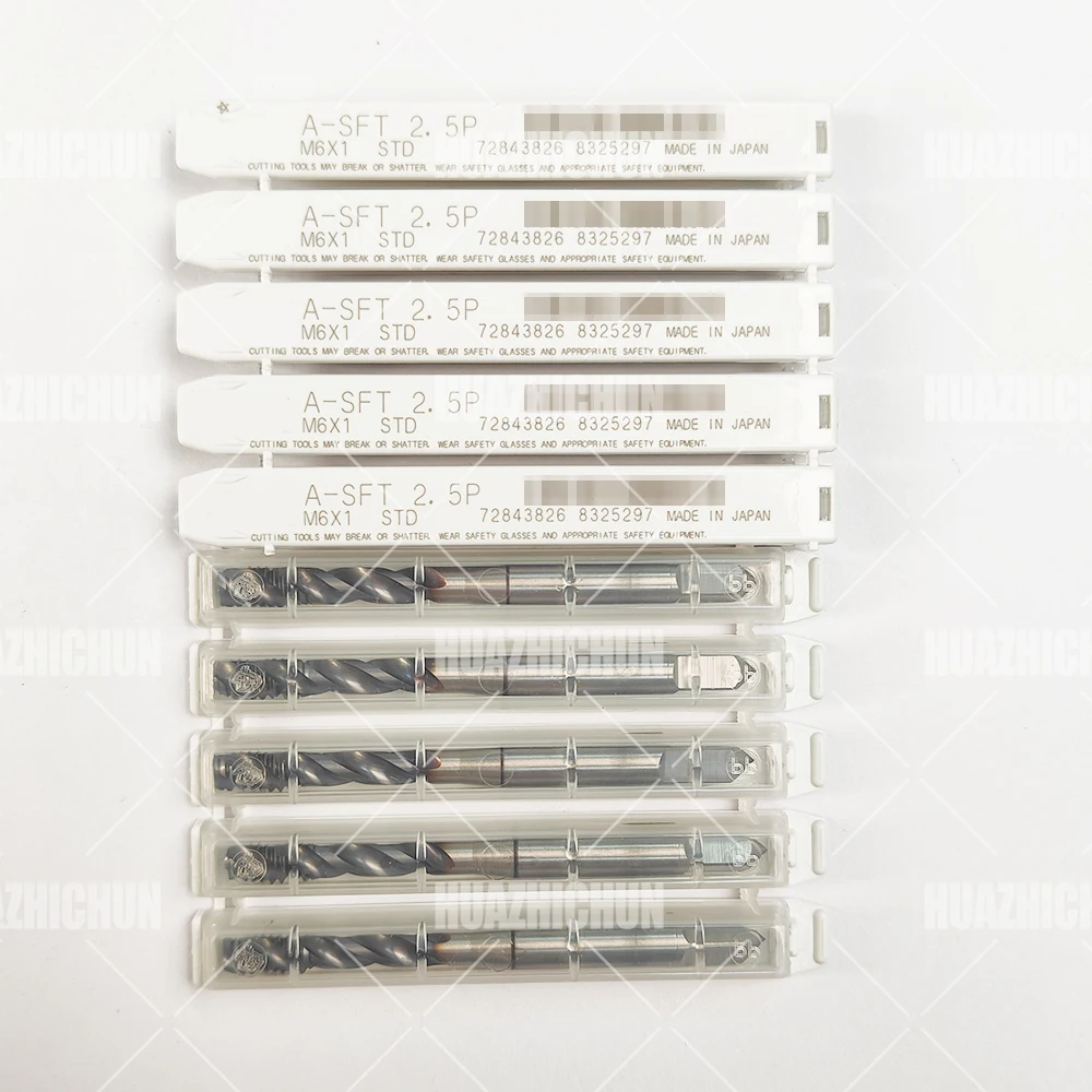 

HUAZHICHUN 8325297 A-SFT M6X12.5P STD Machine Tap High Speed Steel Flute Thread Cutter Machine Screw Tap 1 pcs
