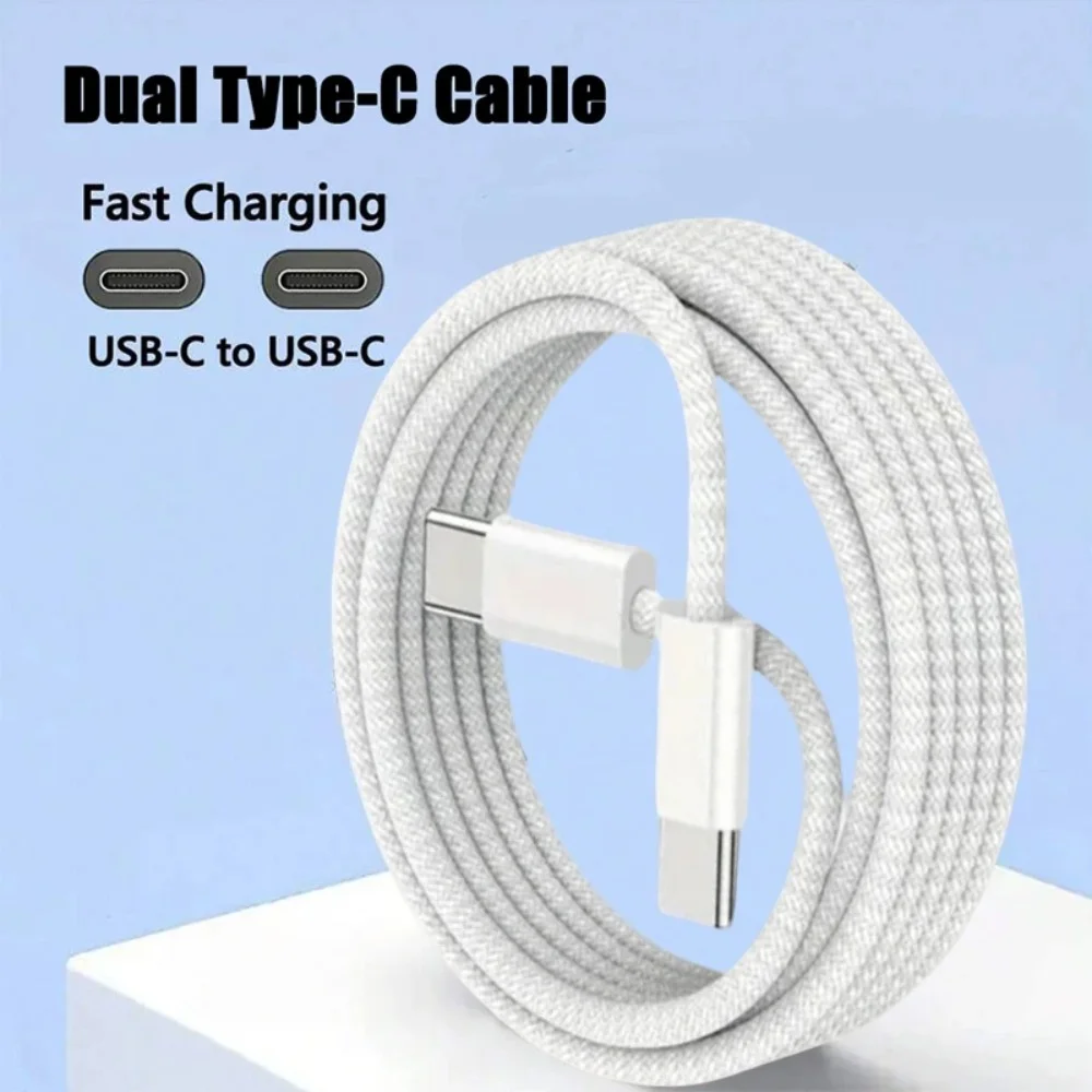 5PCS USB C Cable to USB C 100W Fast Charging Charger Cable Supports Fast Charging For iPhone 16 15 for Samsung For Huawei