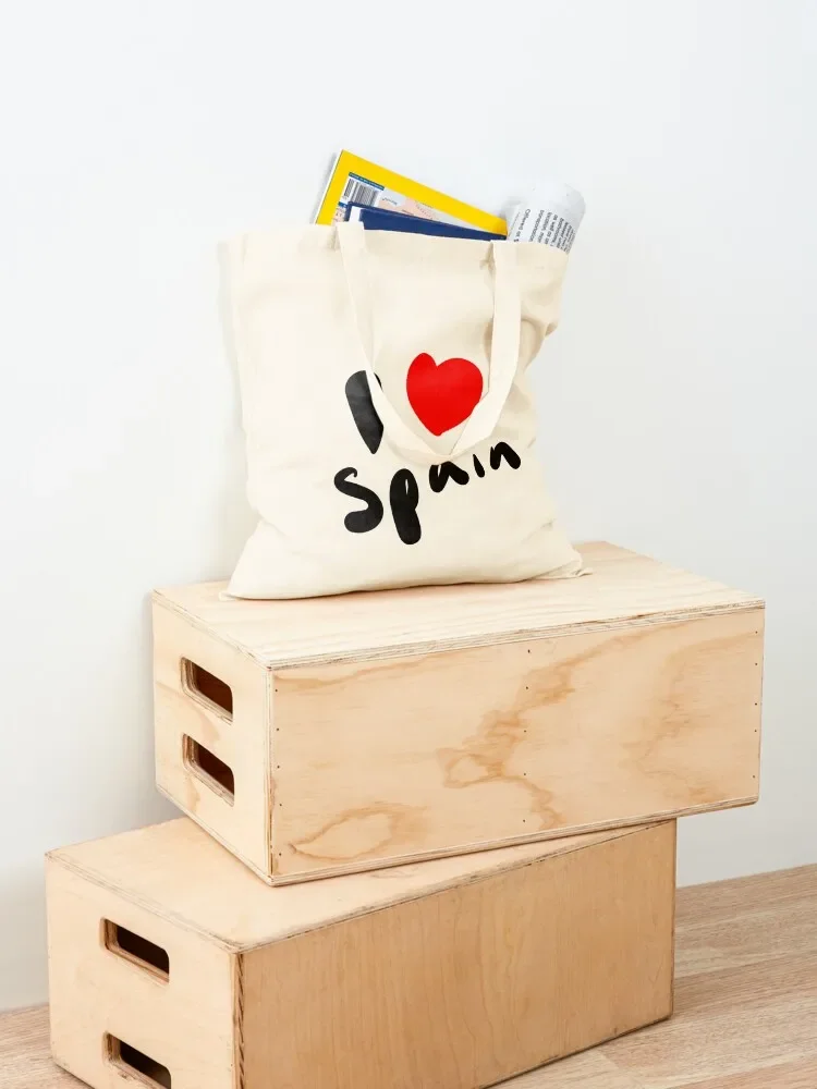 I love Spain logo Tote Bag Customizable tote bag tote bag screen