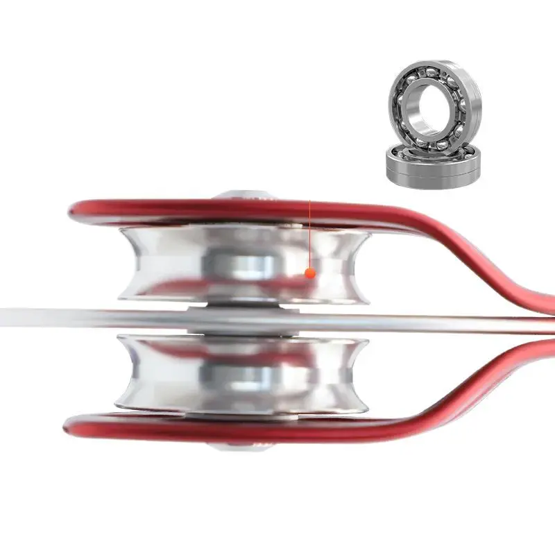 

Outdoor Rescue Side-plate Double Pulley Hoisting Mountaineering Rock Climbing