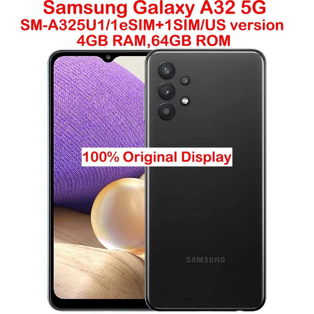 Samsung Galaxy A32 5G Smart Android Phone 6.5-inch 5000mAh Four Camera 48MP Snapdragon Eight Core US Version Original Unlocked