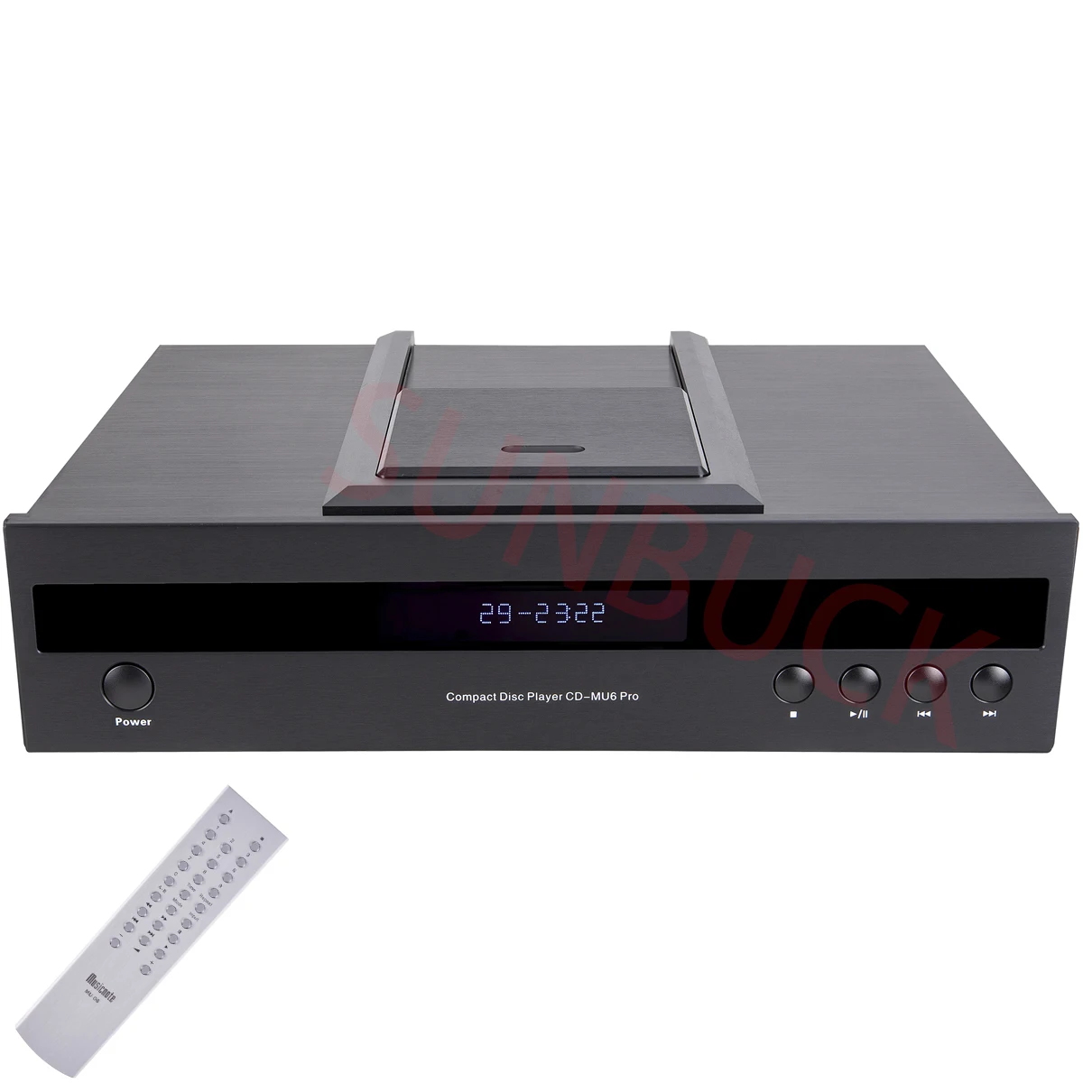 SUNBUCK Music MU6 HIFI CD Turntable Player Vacuum Tube Balanced Coaxial Fiber USB PCM1795 Decoding CD Carousel player