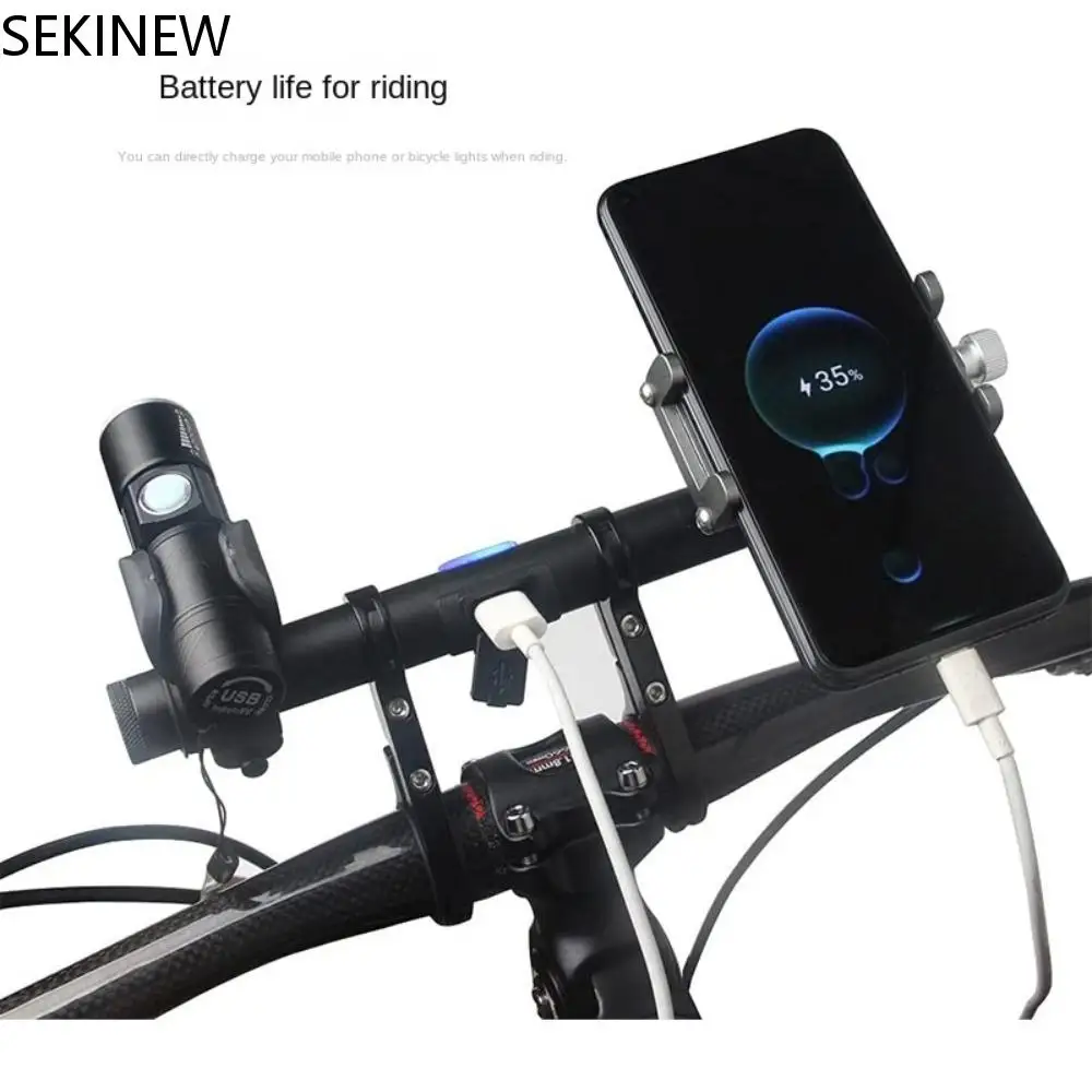 MTB Handlebar Extender Bicycle Bar Extension Bracket Bike Headlight Mount Bar Phone Holder Support Rack Handlebar