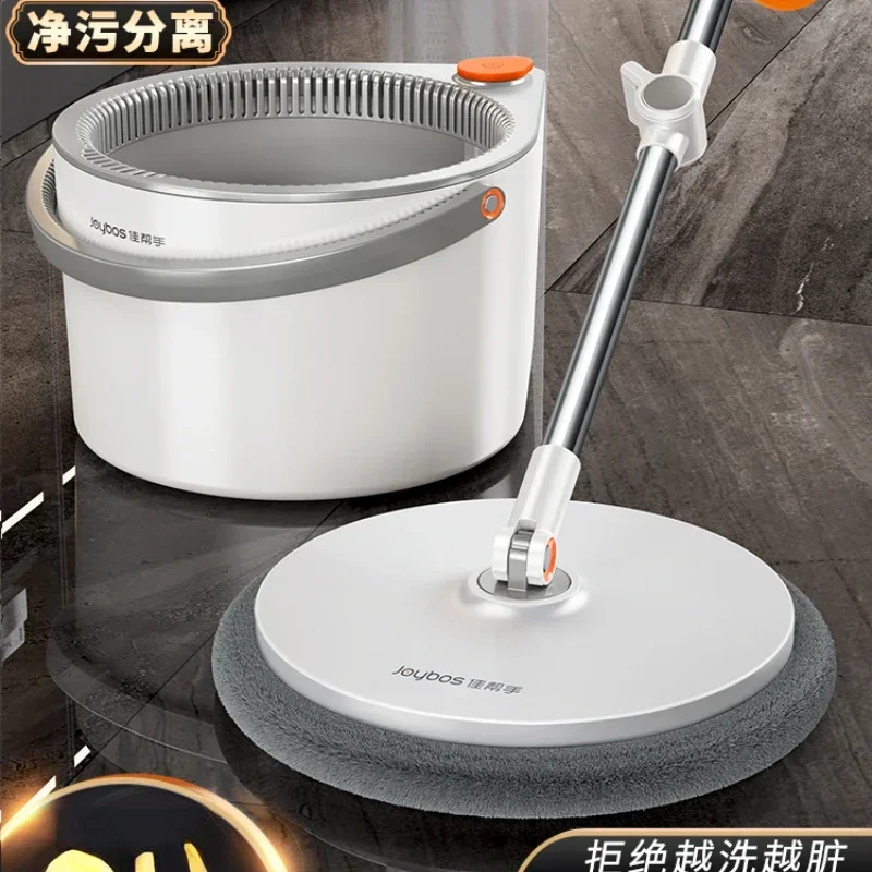 Rotating mop 2023 new lazy home use one tow net single bucket free hand wash automatic mopping artifact