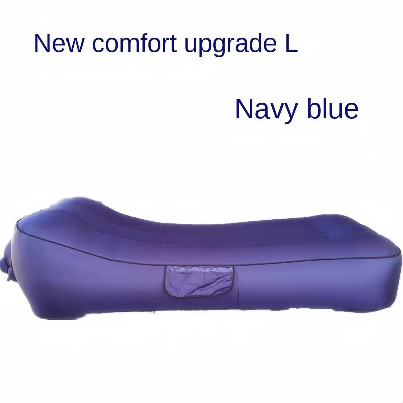 新型アップグレードl字型インフレータブルソファラウンジチェア、ポータブルエアクッションソファ（屋外キャンプ用）、ビーチラウンジチェアエアソファ