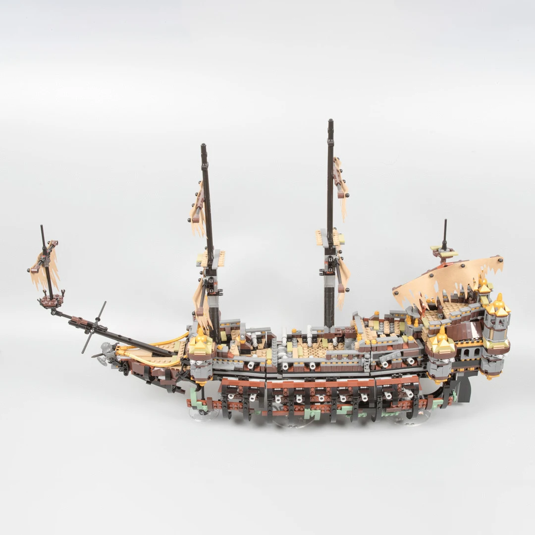 互換性のある 16042 71042 サイレントメアリー海賊 2294 個 Moc ディスプレイビルディングブロック子供用組み立ておもちゃ船モデルクリスマスギフト
