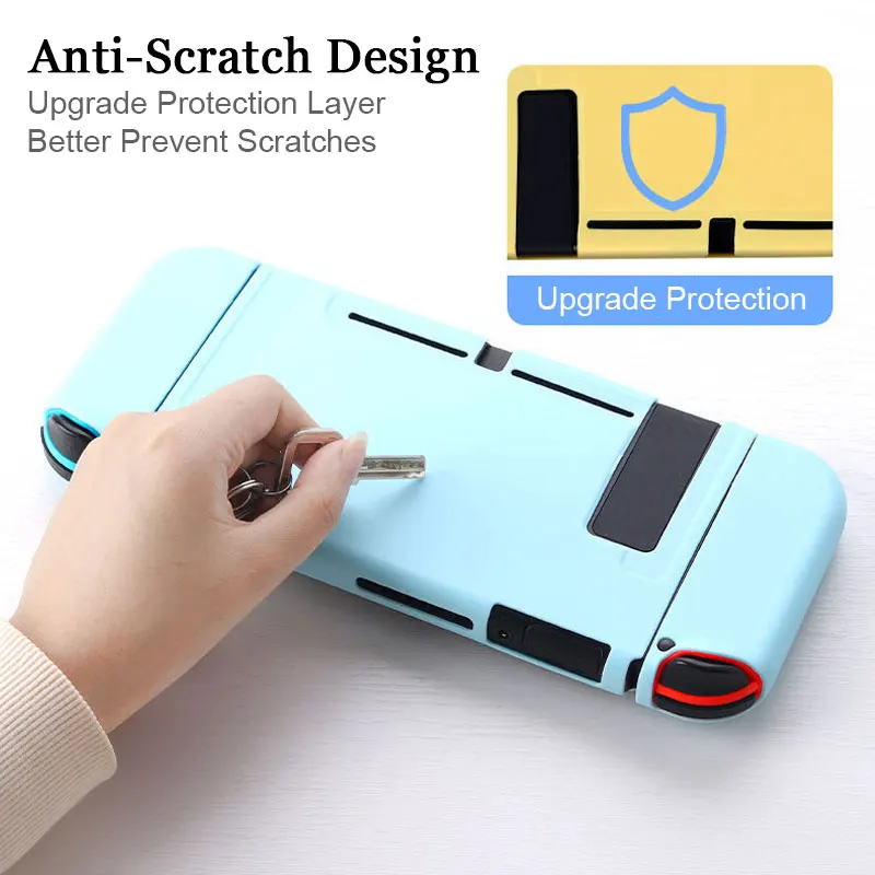 Soft TPU Case For Nintendo Switch Game Console NS JoyCon Controller Shell Fashion Candy Color Protective Cover Accessories