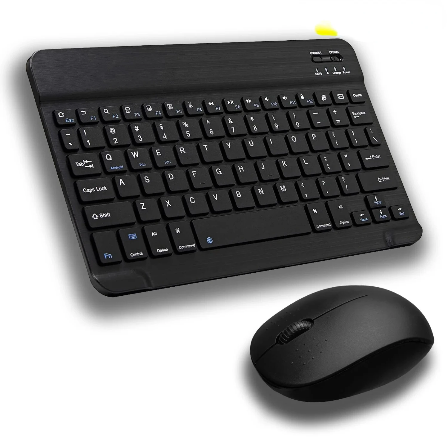 Wireless Ergonomic Desktop Office Keyboard and Mouse Combo for Windows Laptop, Desktop, and Android Tablet - Bluetooth Connectiv