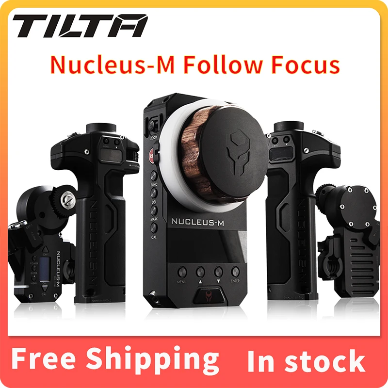 

TILTA Nucleus-M WLC-T03 Follow Focus Wireless Lens Control System Partial Kit - V for DJI RS2 ZHIYUN DSLR Camera Gimbal