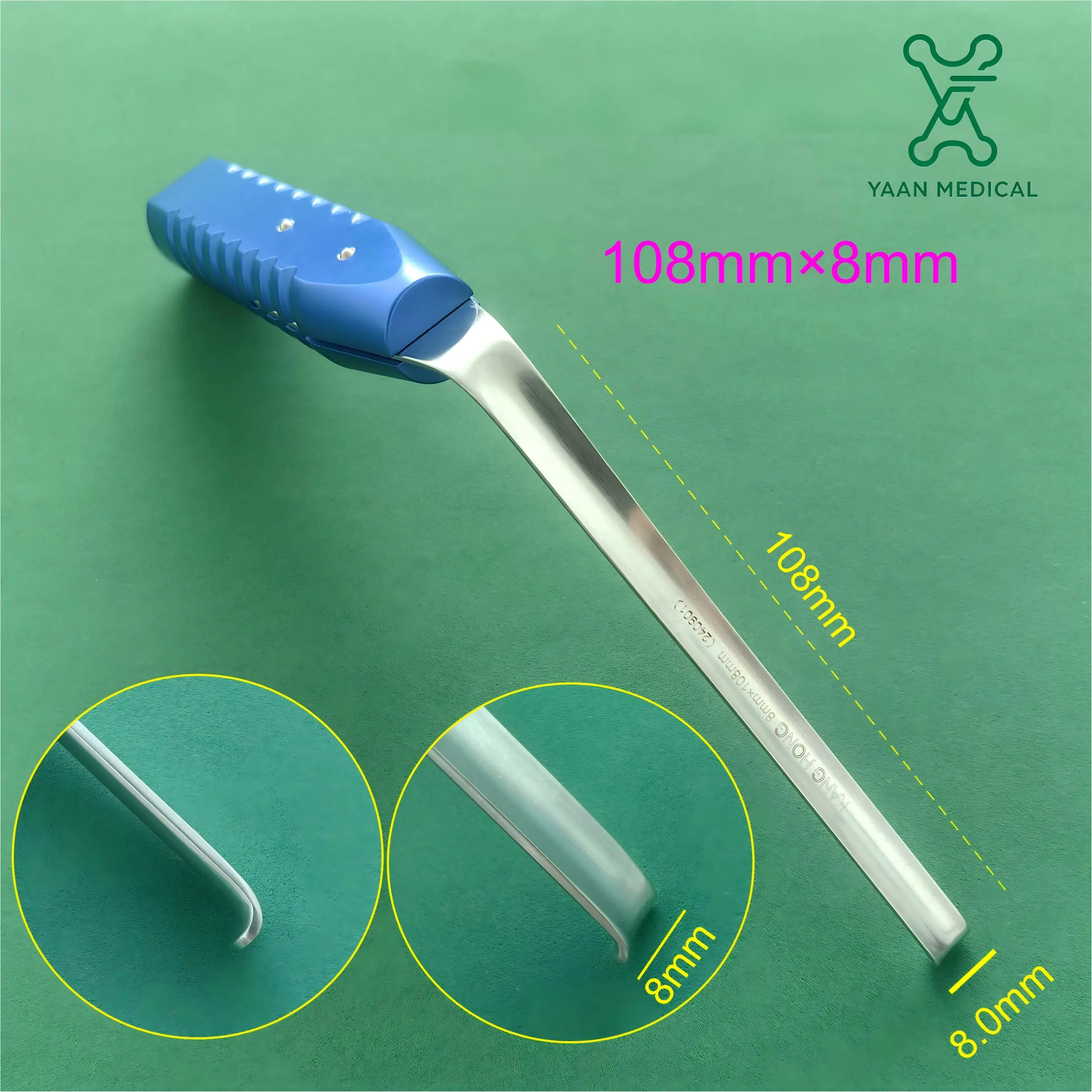 instruments-de-chirurgie-orthopedique-minimiquement-invasive-forceps-de-guidage-a-double-canal-ube