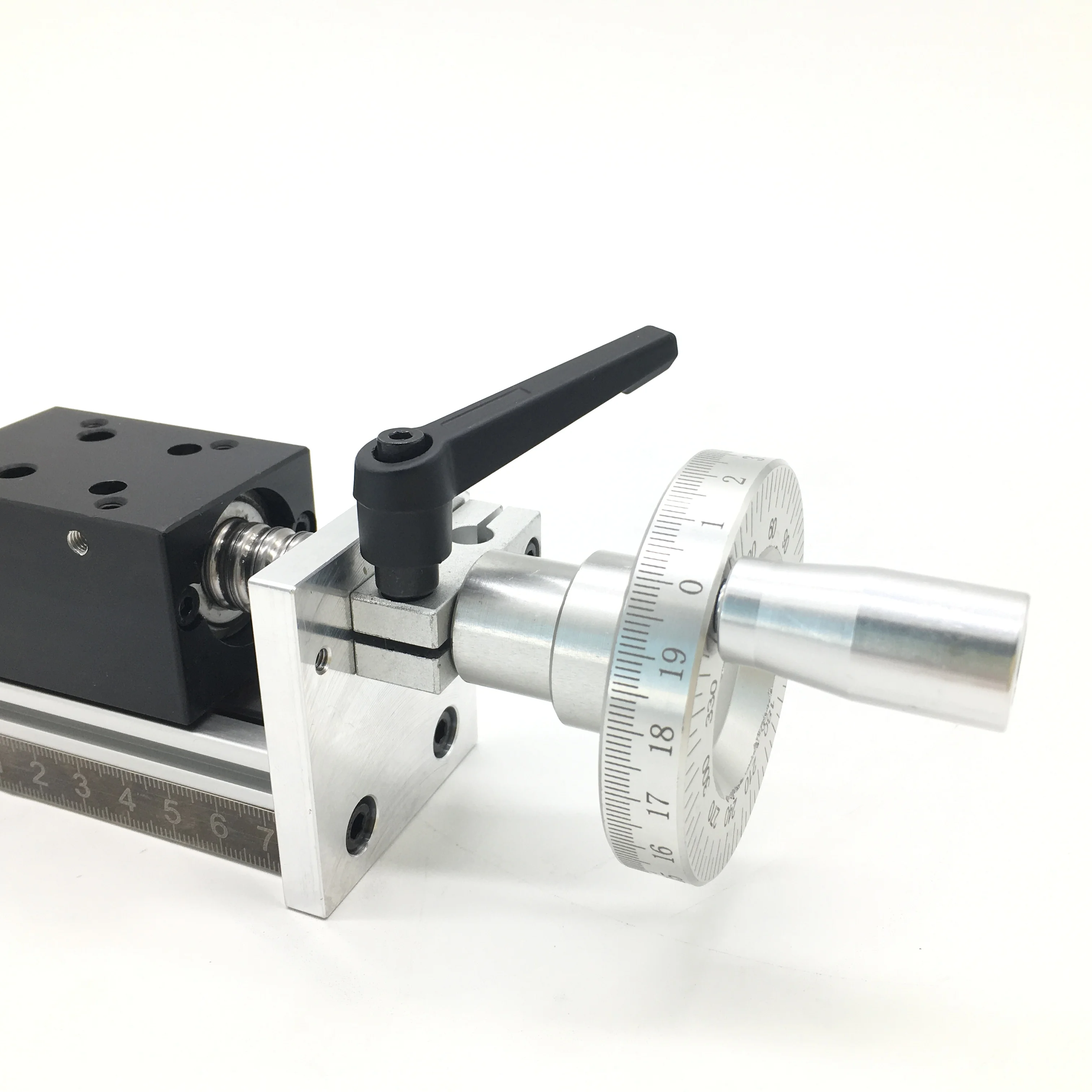 Imagem -03 - Cnc Guia Linear Deslizante Manual Tabela Ballsscrew Sfu1204 1605 1610 Curso de 100 1000 mm Bancada Rod Eixo Óptico Stage