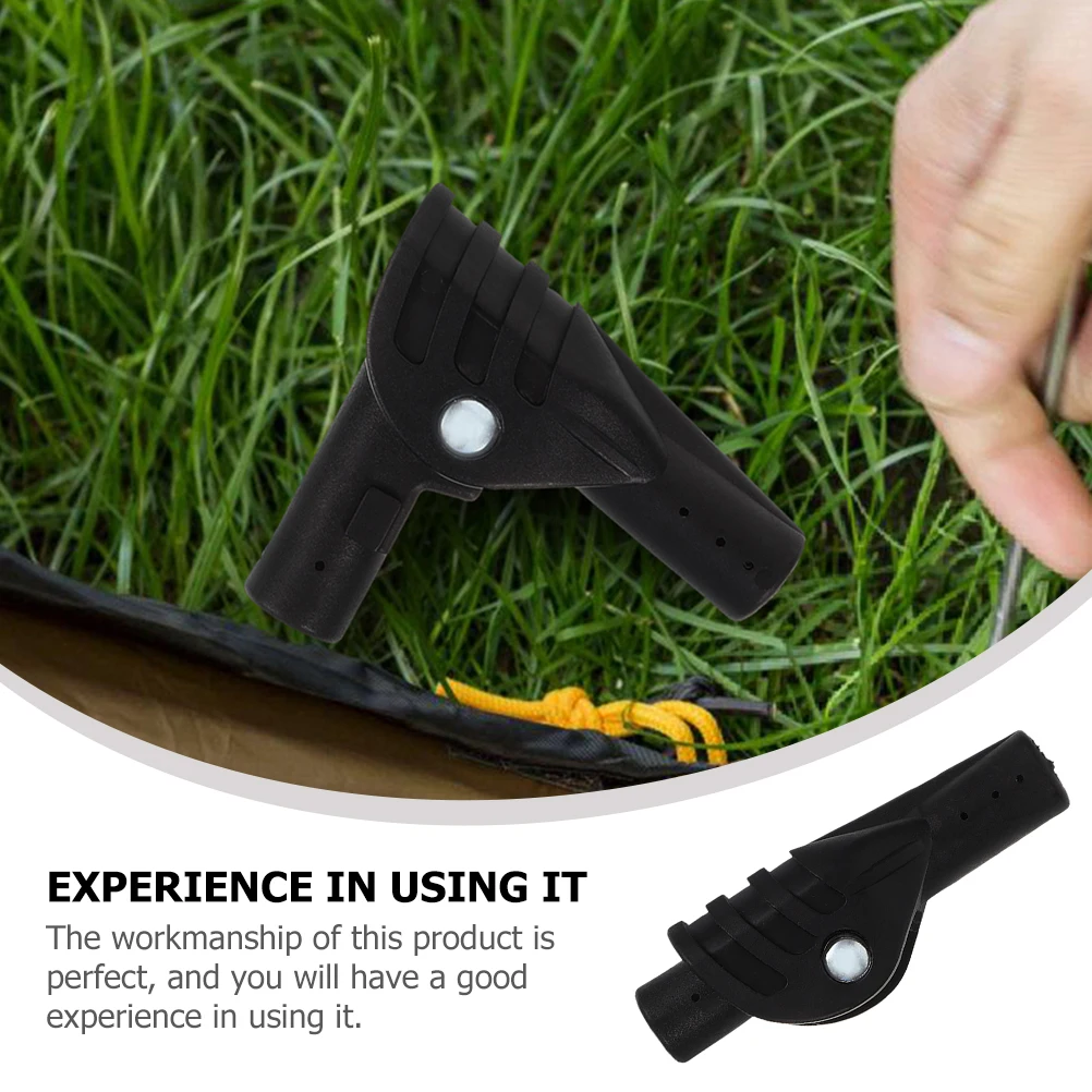 

2 Pcs Camping Supplies Tent Support Pole Accessories Parts Plastic Joint Fittings