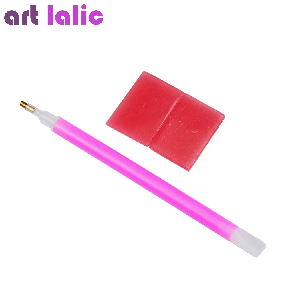 

3Pcs Nail Art Drill Dotting Tool Set Diamond Rhinestones Pickers Gel Polish Kits Pencil Point Pen for Crystal Art