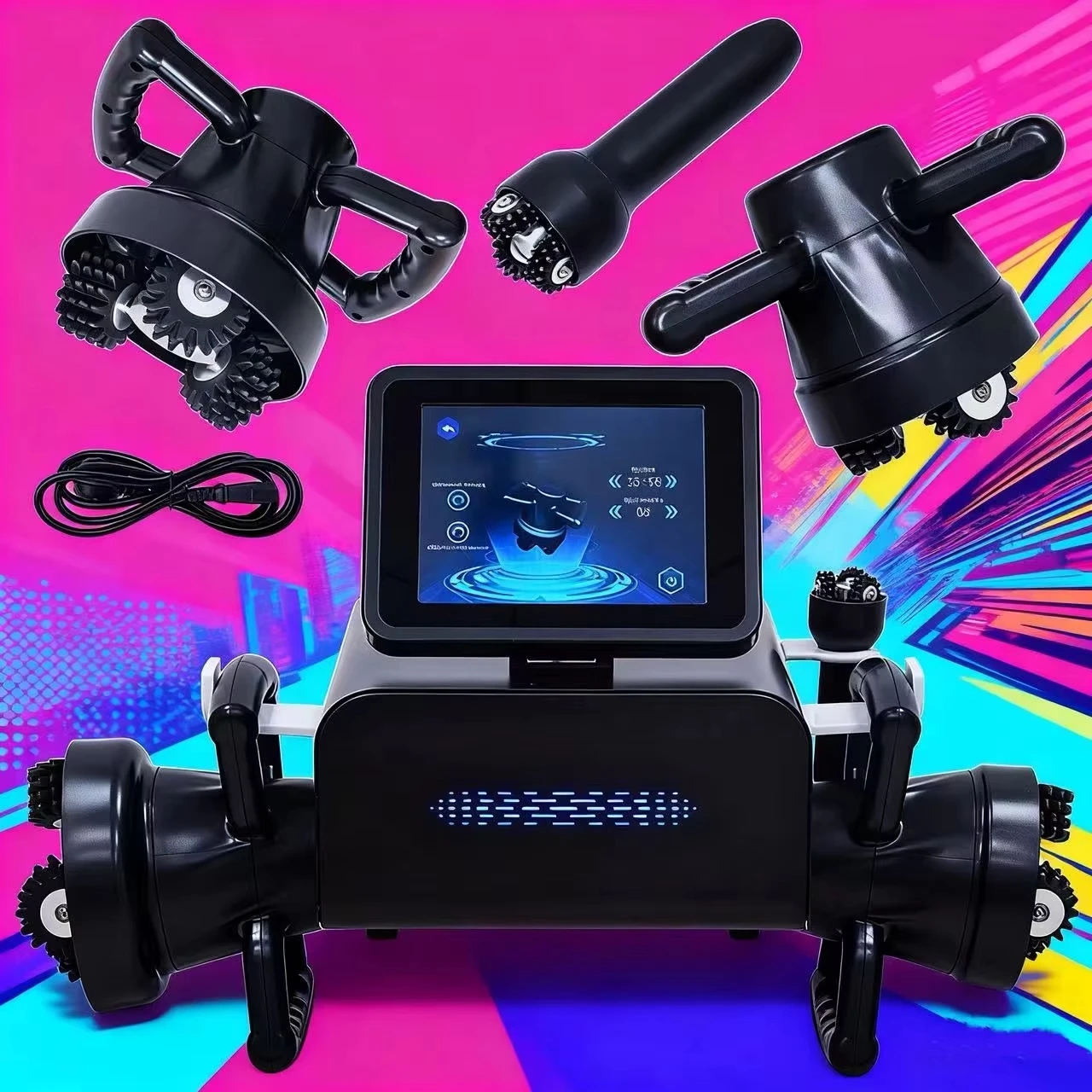 360 Rotation Roller Massage Machine 2025 New Slimming Body Shaping Endos Vibrating Lymphatic Drainage for Celulite Reduction